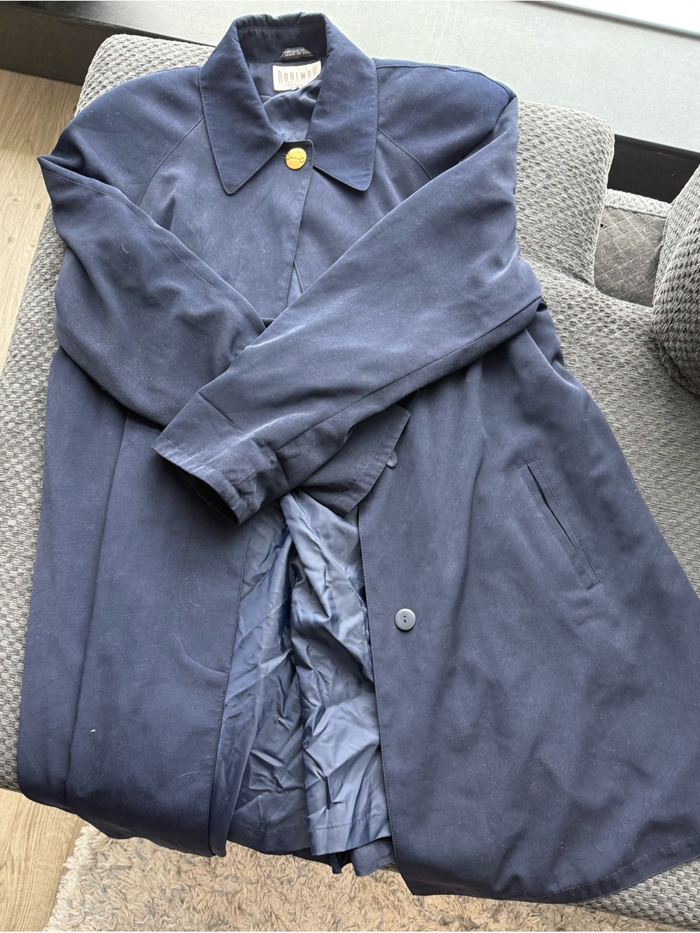 Classic Navy Women's Fall Coat